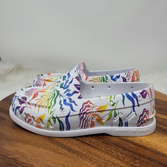 Sperry Top Sider (Croc Like Shoe) Multi-Color Women Shoes 9M NWT - Picture 2 of 8